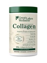 Great Lakes Wellness Collagen Peptides Poudre pour la peau, les cheveux, les ongles, les articulations et la digestion - Non aromatisé - Dissoudre rapidement Hydrolysé, non-OGM, Keto, Kosher - 10 oz