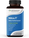 LifeSeasons Nitro-T - Supplément de soutien à la performance masculine - Améliorer l'endurance et l'énergie - Promouvoir une circulation sanguine saine - L-Citrulline L-Theanine Tribulus Ginger Kava & Caféine - 90 Capsules