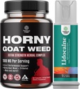 Bundle of Horny Goat Weed Extract Complex für Männer und Frauen Enhanced Energy und Stamina und Black Maca Root Capsules für Männer - Belebende Antriebs Mood & Energie Booster für Männer