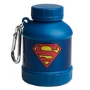 Smartshake Justice League Whey2Go Superman Protein Powder Storage Container 50g – BPA Free Shaker Bottle Funnel für Whey Protein Powder + Protein Shakes 110ml, DC Comics Superman Geschenke für Herren