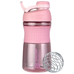 MélangeurBouteille SportMixer Shaker Bouteille parfaite pour agiter les protéines et préentraînement, 20-Ounce, Rose
