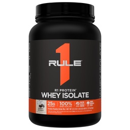 Rule 1 Proteins R1 Protein Whey Isolate, Cookies & Crème, 22 Servings | 25g of Protein from Whey Isolates and Hydrolysate isolates for Workout Recovery and anytime use