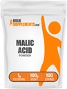 BulkSupplements.com Malic Acid Powder - L-Malic Acid, Dietary Supplement - Food Grade, Pure & Gluten Free, 1g per Serving, 100g (3.5 oz) (Pack of 1)