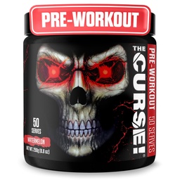 JNX SPORTS The Curse! Watermelon Flavor Pre Workout Powder with Creatine – Extreme Energy Preworkout for Men & Women – 50 Servings – L Citrulline, Beta Alanine & Caffeine for Pump, Strength & Focus