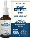 Nasomin® Iodine Nasal Spray – Reinigt & Refreshes Ihre Nasalpassagen – Iodin & Fulvic Acid Blend – 150+ verwendet pro Flasche – 100% natürliche Mineralformel – (2 Unzen Flasche + Nasenspray)