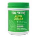 Protéines vitales Supplément de poudre de peptides de collagène de Matcha, poudre de thé vert de Matcha, 10,5 oz, Aromatisée originale