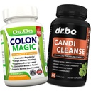 Colon Cleanse Candi Detox Formula - Pilules naturelles de nettoyage Bowel pour Bloating intestinal et anti surcroissance nettoyage pour les femmes et les hommes - Supplément de Constipation Gut Contrôle de l'équilibre de l'estomac