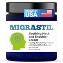 Basic Vigor Migrastil beruhigende Hals- und Schultercreme - Fast-Acting & Powerful - Non-Greasy-Themencreme (4 oz.) Hergestellt in den USA