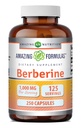 Erstaunliche Formeln Berberine 1000mg Pro Servieren 250 Kapseln Ergänzung | Non GMO | Gluten Free | Made in USA- Proudly Made in USA with Guaranteed Purity & Potency
