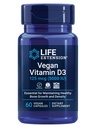 Prolongation de vie Vitamine végétalienne D3, 125 mcg (5000 UI), cholecalciferol de l'algue, Immune à haute capacité, os et santé de corps entier, sans gluten, non-OGM, 1 jour, végétalien, 60 capsules végétaliennes