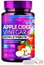 Capsules de vinaigre de cidre de pomme 1877mg - vinaigre de cidre de pomme Pills avec vitamine D3 et zinc - Supplément de vinaigre de pomme pour la digestion, l'énergie et le soutien immunitaire, non-OGM, mis en bouteille aux États-Unis - 120 capsules
