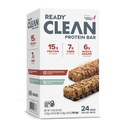 Ready Protein Bars Variety Pack, Choc PB & Dark Choc Sea Salt, 24 Ct | Soft-baked, high-protein snack bars with 15g whey protein, flaxseeds, and omega-3s; gluten-free and non-GMO
