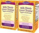 Nettoyer le foie du chardon de lait secret de la nature - Soutient la fonction saine du foie et la désintoxication -18 Mélange botanique Turmère, dandelion, betterave et artichaut - Antioxydant puissant naturel (paquet de 2)
