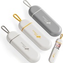 3 Packungen Pille Organizer 3 Komponenten Tragbare Pille Fall Reisen Feuchtigkeit PP Pille Box für Tabletten Vitamine Cod Leber Öl Ergänzungen und Medikamente