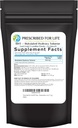Verschrieben für das Leben BHT Pulver, pulverisierte Butylierte Hydroxytoluol für die Lebensmittelkonservierung, Vegan, Glutenfrei, Non GMO, ungebleicht, Sojafrei (4oz / 113g)