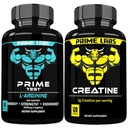 Prime Labs L Arginine (60 ct) + Capsules de créatine (120 ct)