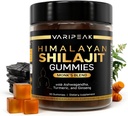 4-en-1 Organic Himalayan Shilajit Gummies avec Ashwagandha, Turmeric, & Ginseng Adaptogen pour l'énergie, l'immunité et le soutien de la vitalité , biologique, végétalien, sans sucre , 90 comte , pour les hommes et les femmes