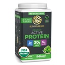 Sunwarrior poudre de protéines organiques à base de plantes de végétalien poudre de protéines organiques avec BCAA Amino Acides Plus récupération Minéraux et botaniques de soja non-OGM sans gluten et produits laitiers (non aromatisés, 20 portions)