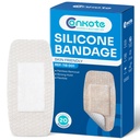 Conkote Silicone Bandages for Sensitive Skin 2"x4" Hypoallergenic Bandages | Breathable, Painless Removal