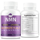 VPKIN Liposomal NMN Supplement 1000mg, 11-IN-1Formula,for Cellular Energy