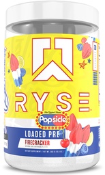 Ryse Loaded Pre Workout Powder - Popsicle Firecracker - Daily Pre-Workout for Men & Women with 300mg Caffeine, Beta Alanine, and Citrulline for Pump, Focus, and Energy - 30 Servings