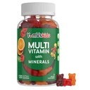 YumVs enfants Gommies multivitamines - Fruits aromatisés à croquer Multivitamines pour enfants - Vitamines pour enfants Gommy multivitamines avec 12 minéraux et vitamines A C D3 E B6 B12 (120 Nombre (paquet de 1))