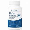 Eyemos Hydro Restore Dry Eye Comfort with GLA, Lutein & Zeaxanthin, Astaxanthin, Hyaluronic Acid, Moisture Balance Support, Supports Eyes Comfort, Tear Film & Dry Air Eye Support, Vegan, 120 Capsules