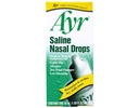 Ayr Saline Nasal Drops 50 mL – Gentle Nasal Moisturizer for Dry Nasal Passages Cold and Allergy Relief