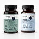 Miduty Liposomal Glutathione & Smart Aging Bundle | 650mg Liposomal Glutathione with 85% Nano-Liposomal Formula + 99% Trans-Resveratrol with Japanese Knotweed, Pomegranate & Green Tea
