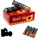 A.S.K Magic Coal Pack of 10 Rolls Coconut Charcoal | Quick Light Charcoal for Sheesha 1 Box [ 100 Coals ] red Box (red)