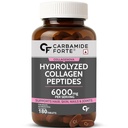 Carbamide Forte Collagen Supplements | Collagen tablets For Women & Men | Type I & III Hydrolyzed Peptides | 180 Tablets