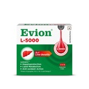 Evion L-5000 | 4-in-1 formula for Liver Health | Hepatoprotection | Anti-oxidant action, 3x2x15 Capsules