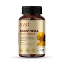 Jiva Ayurveda Sleep Well Plus 120 Tablets | Ayurvedic Sleeping Tablets for Deep Sleep | Tagara-Based Sleep Supplement for Men & Women | Non-Habit Forming & Chemical-Free (Pack Of 1)