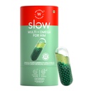 Wellbeing Nutrition Slow Multivitamin + Omega 3 for Men with Probiotics, B-Complex, Ginseng, 23 Vitamins & Minerals, 15 Antioxidants | Stamina, Metabolism, Bones, Immunity, Digestion, 60 Veg Capsules