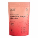 NEAT EVERYDAY Apple Cider Vinegar Gummies | 1000mg ACV Per Gummy | Apple Flavour | Daily Wellness & Digestive Wellness Support | No Added Sugar | Vegan | Pack of 15 Gummies