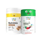 Little Joys Immunity Boosting Kit | 13-18 years | Supports Immunity & Energy | With Ragi, Bajra, Vitamin A, C, D3, B12, Zinc & DHA | Nutrimix (350g) & Multivitamin Gummies (30N)