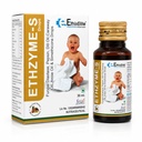 Ethzyme-S Drops 30 ml | Digestive Ethzyme Supplement for Babies | Fungal Diastase, Pepsin & Simethicone | With Dill, Caraway & Anise Oils | Mix Fruit Flavour