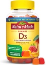 Nature Made Vitamin D3 5000 IU Per Serving Gummies Extra Strength, Bone and Immune Health Support, 80 Vitamin D Gummies for Adults, 40 Day Supply