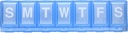 EZY DOSE Weekly (7-Day) Pillenplaner, Medizin-Gehäuse, Vitamin Organizer-Box, große Schließungskompartments zur sicheren Verschreibung Medikamente und Verhindern zufällige Verwürfe, Blau