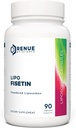 Renue By Science Fisetin.90 Suppléments de Fisetin Liposomale - 150mg Fisetin par portion..................... Suppléments sénolytiques Formule Biodisponible pour Absorption accrue...