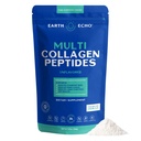 Peptides multicollagènes Echo Terre, Collagène hydrolysé avec vitamine C et acide hyaluronique, soutient la peau radiante, articulations saines, santé de la gueule et fonction immunitaire, sans lait, 26 portions