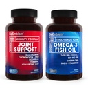 BioEmblem Omega-3 Huile de poisson 2000mg et soutien conjoint