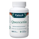 Pattern Wellness Supplément Quercetin avec Bromelain - Fonction immunitaire et soutien à la santé cellulaire - Antioxydant et mieux-être corporel entier - 60 Capsules Vegan