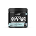 Poudre de peptides de collagène avec vitamine C et acide hyaluronique - provenant de sources organiques les plus propres et d'absorption super élevée - Hydrolysés Multi Type I, II, III, V, X - Supplément pour cheveux fabriqués aux États-Unis