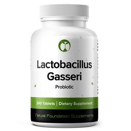 Lactobacillus Gasseri Probiotic 240 Tablets (4 Month Supply) – Researched Strain LG08 – 3 Billion CFU – Digestive Health & Antioxidant Support – GMP Certified (240, Lactobacillus Gasseri)