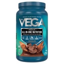 Vega bio tout-en-un en poudre de protéines végétaliennes, chocolat - Superaliments ingrédients, vitamines pour le soutien immunitaire, Keto Friendly, protéines de pois pour les femmes et les hommes, 25 Oz (paquetage mai Vary)