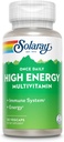 SOLARAY Une fois par jour Multivitamine haute énergie pour les femmes et les hommes - Suppléments énergétiques - Immune Support avec Vitamine C, A, D et E, Complexe Vitamine B, Trace Minerals, Garantie de 60 jours, 30 Serv., 30 VegCaps