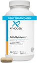 XYMOGEN ActivNutrients mit Eisen und Kupfer - Multivitamin Multimineral für Wellness, Immun-, Energie- und Stimmungsunterstützung - Chelatminerals + Active B Vitamins mit Folat (120 Kapseln)