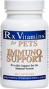 Rx Vitamine für Haustiere Immununterstützung für Hunde & Katzen - Immunsystemunterstützung - Hilfe Gehirnfunktion Knochen Muskeln Stress & Aging - 60 Kapseln