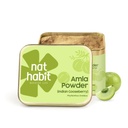 Nat Habit 100% Pure Amla Powder 125g | Phyllanthus Emblica | 4X Vitamin C Power with Nutri-Preserve Technology | Ultra Fine Grind for Hair Growth, Hair Fall Control & Skin Brightening